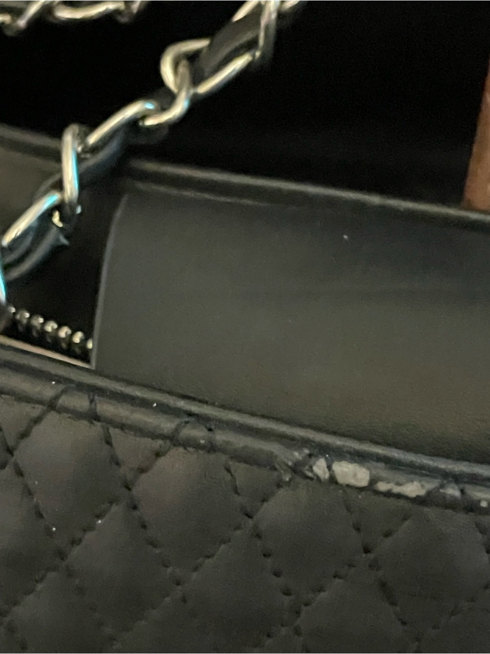 Guess Black Quilted Bag Purse - Picture 4 of 16